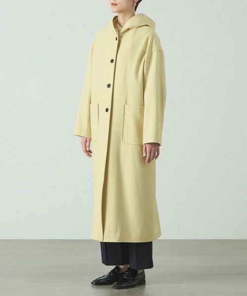 CAST: / キャスト コロン その他アウター | フードロングウールコート | 詳細5