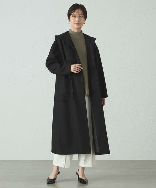 CAST: / キャスト コロン その他アウター | フードロングウールコート | 詳細1