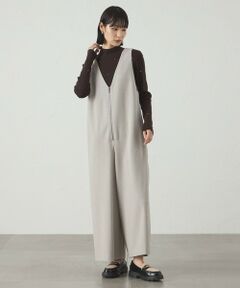 CAST: / キャスト コロン ロング・マキシ丈ワンピース | 【着回し抜群】フロントジップフォルムオールインワン