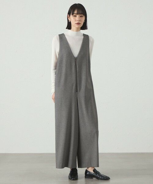 CAST: / キャスト コロン ロング・マキシ丈ワンピース | 【着回し抜群】フロントジップフォルムオールインワン | 詳細1