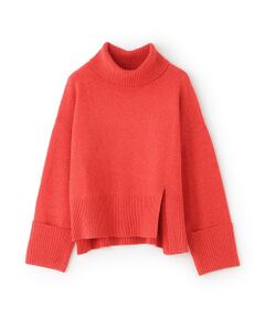 CAST: / キャスト コロン ニット・セーター | 【着回し抜群】スリットディテールニット