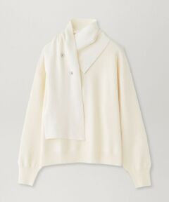 CAST: / キャスト コロン ニット・セーター | 【セットアップ対応】マフラードッキングニット