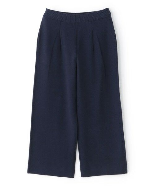 CAST: / キャスト コロン パンツ | 【セットアップ対応】ニットタックパンツ(ネイビー)