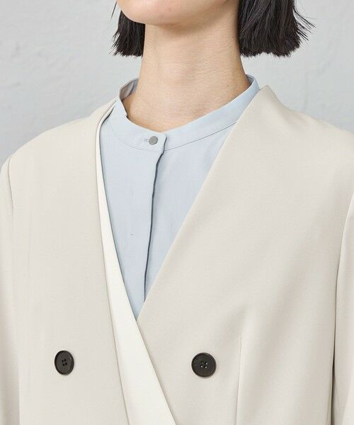 CAST: / キャスト コロン その他アウター | 【はっ水/UV対策/セットアップ対応】フェイクレイヤードバイカラージャケット | 詳細8