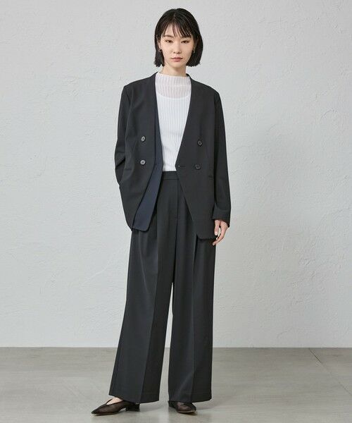 CAST: / キャスト コロン その他アウター | 【はっ水/UV対策/セットアップ対応】フェイクレイヤードバイカラージャケット | 詳細2