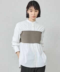 CAST: / キャスト コロン シャツ・ブラウス | 【1枚で着映える】ビスチェコンビブラウス