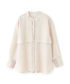 CAST: / キャスト コロン シャツ・ブラウス | 【着用しわ軽減/吸水速乾】ガンパッチブラウス