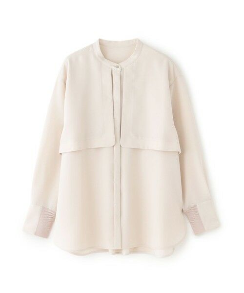 CAST: / キャスト コロン シャツ・ブラウス | 【着用しわ軽減/吸水速乾】ガンパッチブラウス（ピンク）