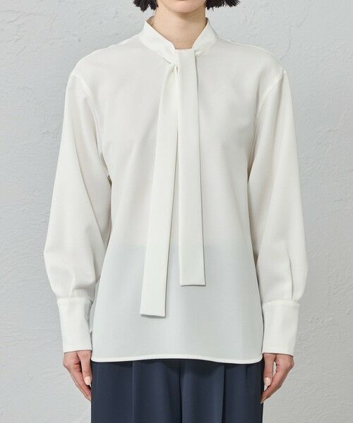 CAST: / キャスト コロン シャツ・ブラウス | 【着用しわ軽減/吸水速乾】ボウタイブラウス | 詳細2