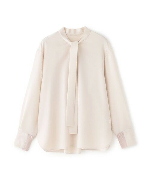 CAST: / キャスト コロン シャツ・ブラウス | 【着用しわ軽減/吸水速乾】ボウタイブラウス（ピンク）