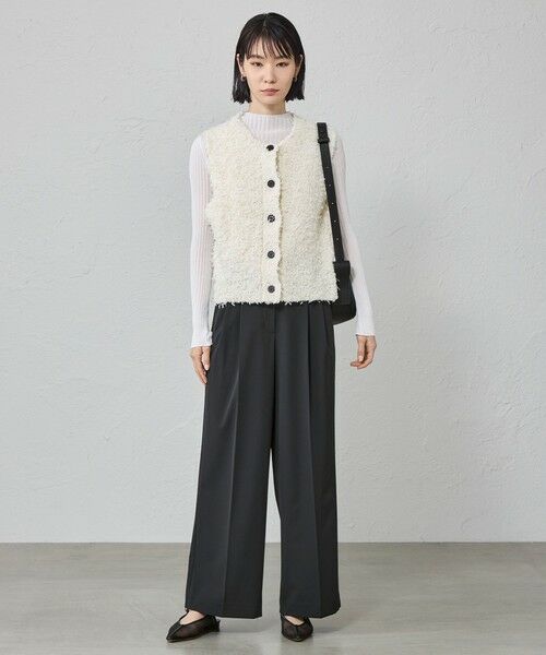 CAST: / キャスト コロン ニット・セーター | 【1枚で着映える】ニットツイードジレ | 詳細3