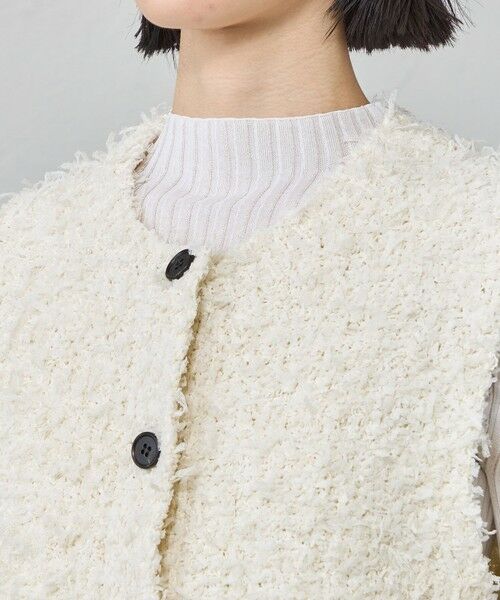 CAST: / キャスト コロン ニット・セーター | 【1枚で着映える】ニットツイードジレ | 詳細9