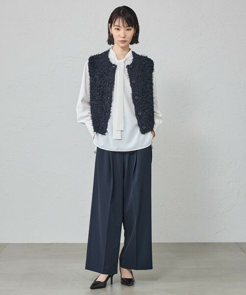 CAST: / キャスト コロン ニット・セーター | 【1枚で着映える】ニットツイードジレ | 詳細1