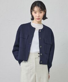 CAST: / キャスト コロン ニット・セーター | 【着回し抜群/手洗い可能】フォルムニットジャケット