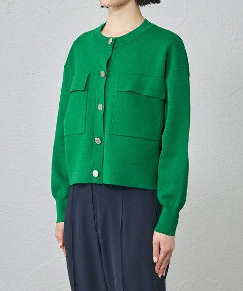 CAST: / キャスト コロン ニット・セーター | 【着回し抜群/手洗い可能】フォルムニットジャケット | 詳細6