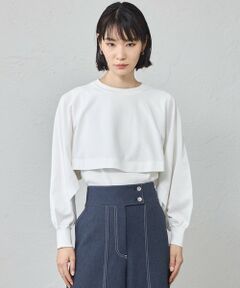 CAST: / キャスト コロン ニット・セーター | 【1枚で着映える/手洗い可能】レイヤードニット