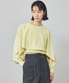 CAST: / キャスト コロン ニット・セーター | 【1枚で着映える/手洗い可能】レイヤードニット