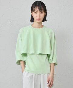 CAST: / キャスト コロン ニット・セーター | 【1枚で着映える/手洗い可能】レイヤードニット