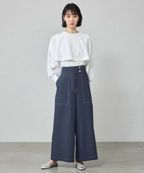 CAST: / キャスト コロン ニット・セーター | 【1枚で着映える/手洗い可能】レイヤードニット | 詳細2