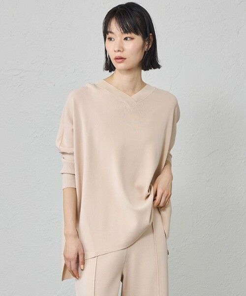 CAST: / キャスト コロン ニット・セーター | 【1枚で着映える/セットアップ対応】バックボタンニット（ピンク）