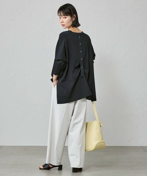 CAST: / キャスト コロン ニット・セーター | 【1枚で着映える/セットアップ対応】バックボタンニット | 詳細5