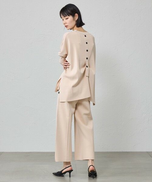 CAST: / キャスト コロン ニット・セーター | 【1枚で着映える/セットアップ対応】バックボタンニット | 詳細7