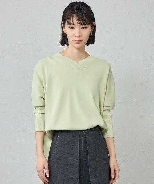 CAST: / キャスト コロン ニット・セーター | 【1枚で着映える/セットアップ対応】バックボタンニット | 詳細1