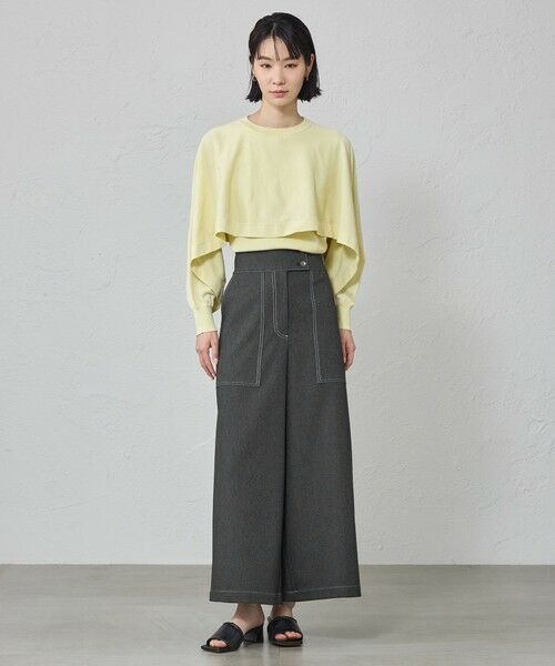 CAST: / キャスト コロン パンツ | 【機能性/着回し抜群】デニムライクパンツ | 詳細1