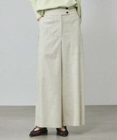 CAST: / キャスト コロン パンツ | 【美シルエット】スラブストレッチセミワイドパンツ