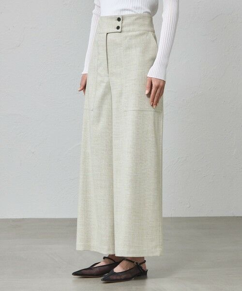 CAST: / キャスト コロン パンツ | 【美シルエット】スラブストレッチセミワイドパンツ | 詳細5