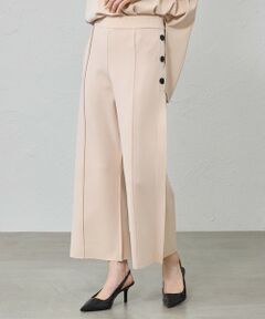 CAST: / キャスト コロン パンツ | 【着回し抜群/セットアップ対応】セミワイドニットパンツ