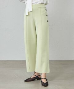 CAST: / キャスト コロン パンツ | 【着回し抜群/セットアップ対応】セミワイドニットパンツ