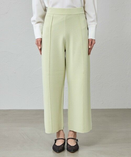 CAST: / キャスト コロン パンツ | 【着回し抜群/セットアップ対応】セミワイドニットパンツ | 詳細5