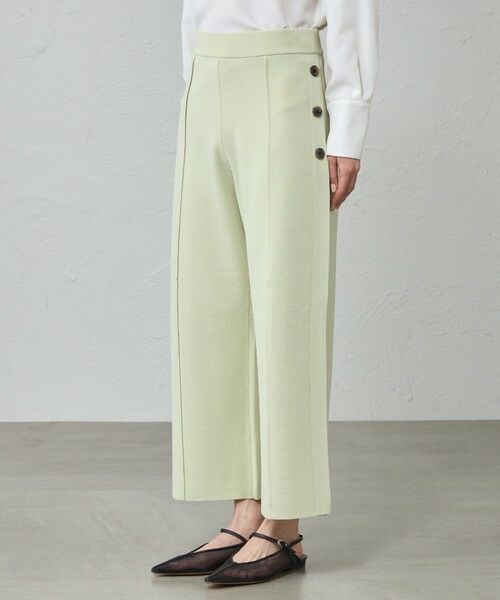 CAST: / キャスト コロン パンツ | 【着回し抜群/セットアップ対応】セミワイドニットパンツ | 詳細6