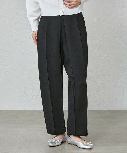 CAST: / キャスト コロン パンツ | 【接触冷感/UV対策/セットアップ対応】デザインタックダンボールパンツ（ブラック）