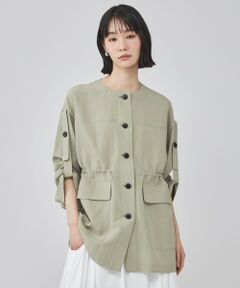 CAST: / キャスト コロン その他アウター | ロールアップシャツジャケット