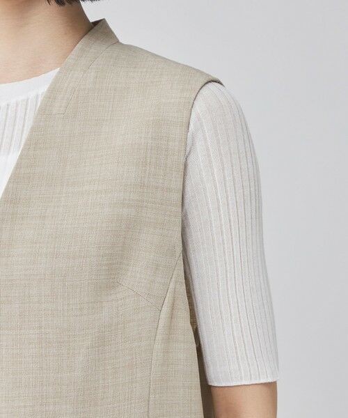 CAST: / キャスト コロン その他アウター | リネンライクジレ | 詳細7