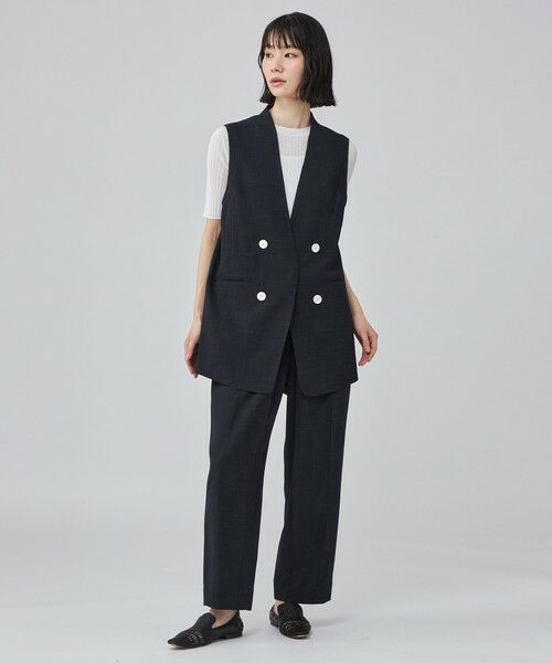 CAST: / キャスト コロン その他アウター | リネンライクジレ | 詳細1