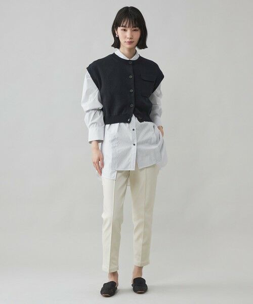 CAST: / キャスト コロン シャツ・ブラウス | 【CAST COLON】ストライプビックシャツ | 詳細3