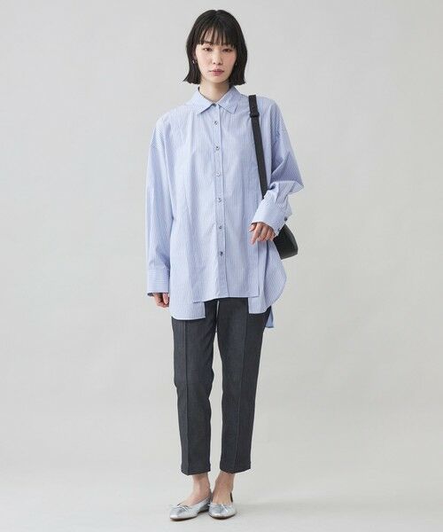 CAST: / キャスト コロン シャツ・ブラウス | 【CAST COLON】ストライプビックシャツ | 詳細4