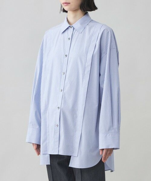 CAST: / キャスト コロン シャツ・ブラウス | 【CAST COLON】ストライプビックシャツ | 詳細6