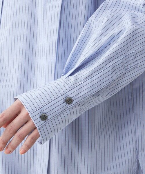 CAST: / キャスト コロン シャツ・ブラウス | 【CAST COLON】ストライプビックシャツ | 詳細8