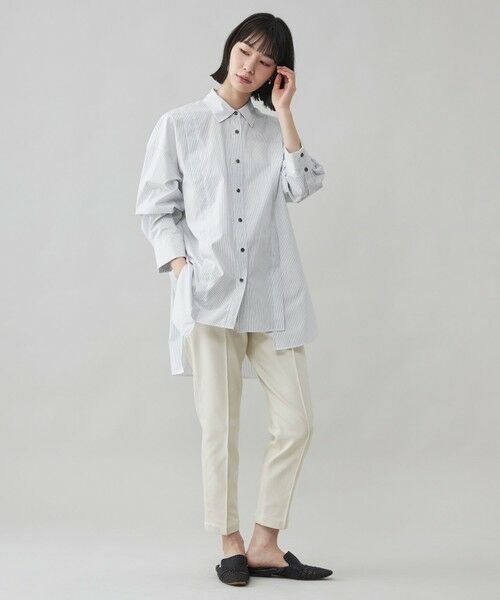 CAST: / キャスト コロン シャツ・ブラウス | 【CAST COLON】ストライプビックシャツ | 詳細1