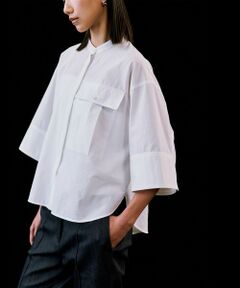 CAST: / キャスト コロン シャツ・ブラウス | 【CAST COLON】ビックポケットクロップドシャツ