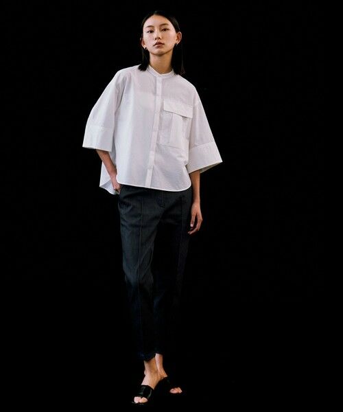 CAST: / キャスト コロン シャツ・ブラウス | 【CAST COLON】ビックポケットクロップドシャツ | 詳細1
