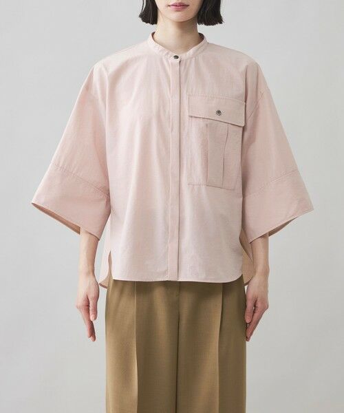 CAST: / キャスト コロン シャツ・ブラウス | 【CAST COLON】ビックポケットクロップドシャツ | 詳細6