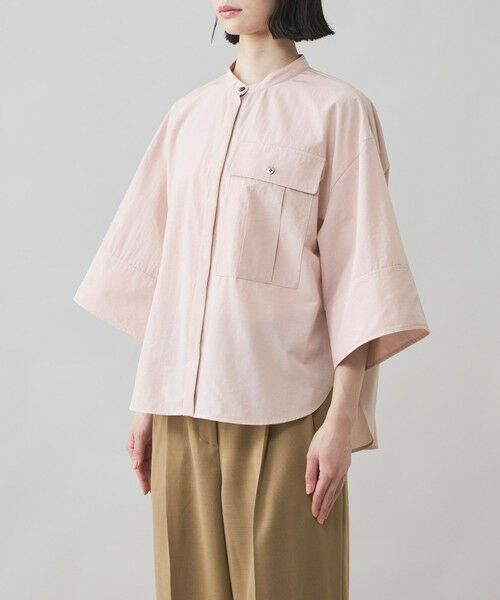 CAST: / キャスト コロン シャツ・ブラウス | 【CAST COLON】ビックポケットクロップドシャツ | 詳細7