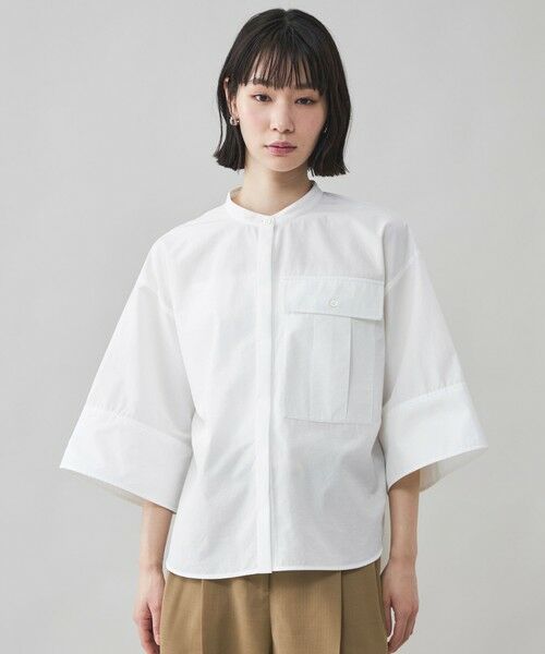 CAST: / キャスト コロン シャツ・ブラウス | 【CAST COLON】ビックポケットクロップドシャツ | 詳細14