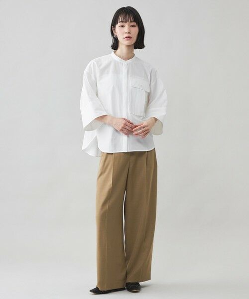 CAST: / キャスト コロン シャツ・ブラウス | 【CAST COLON】ビックポケットクロップドシャツ | 詳細2