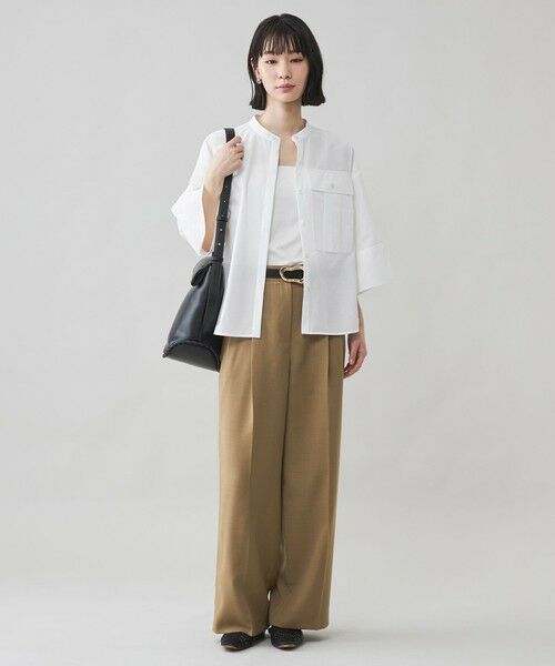 CAST: / キャスト コロン シャツ・ブラウス | 【CAST COLON】ビックポケットクロップドシャツ | 詳細3